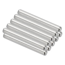 PATIKIL 304 Stainless Steel Dowel Pins 4 x 35 mm, 10 Pack Metal Dowel Pins Shelf Pegs Support Shelves Bunk Bed Fasten Elements Hardware for Furniture Fixing Component Position