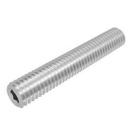 SECCARO 20 Pcs M5 x 30mm Round Point Set Screw V2A VA A2 Stainless Steel DIN 916 / ISO 4029 Hex Socket
