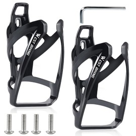 HASAGEI Bottle Holder Bicycle Drink Holder Improved Version Water Bottle Holder Beautiful Unbreakable Lightweight Polycarbonate Black for MTB Road Bike Mountain Bike