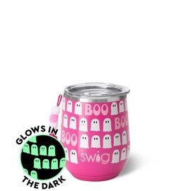 Swig Life 12oz Wine Tumbler with Lid, Stainless Steel, Dishwasher Safe, Portable, Triple Insulated Wine Tumbler (Faboolous)