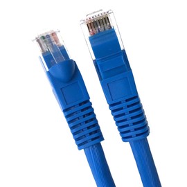 Micro Connectors 100 Feet Augmented CAT6A Blue 10GIGABIT Enet RJ45 UTP Patch Cable