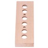 DIY Glow Tube Clock Kit 4 Lamps Beech Wood Enclosure