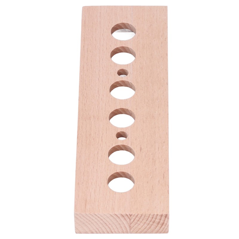 DIY Glow Tube Clock Kit 4 Lamps Beech Wood Enclosure