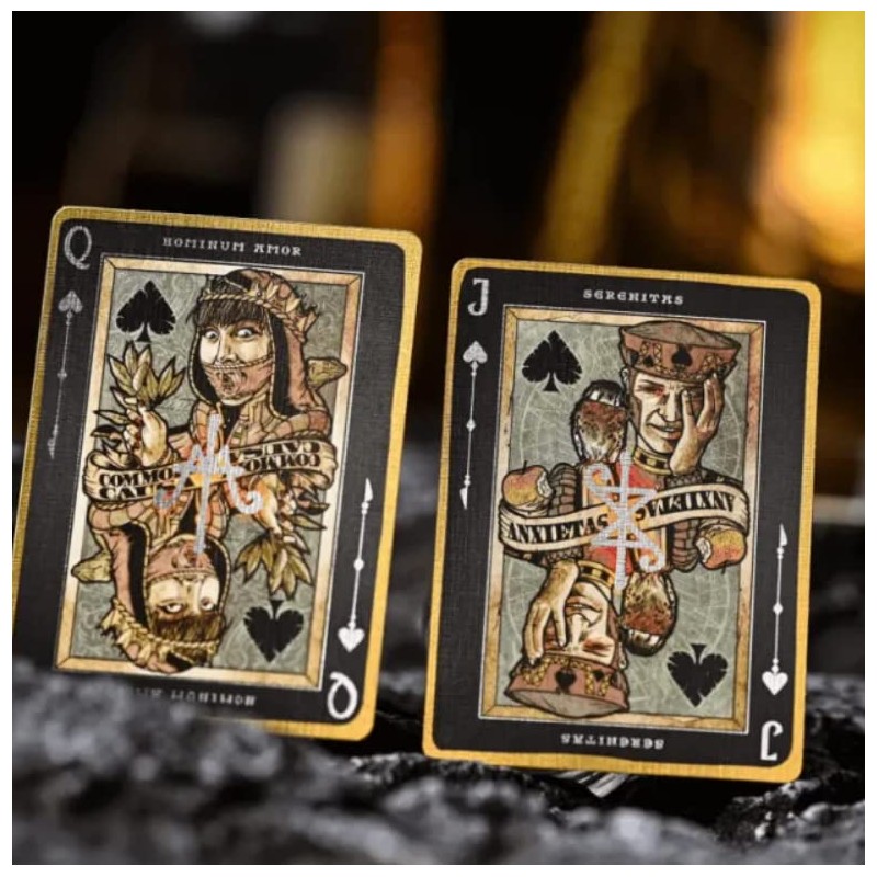 JP GAMES LTD Black Requiem Playing Cards - Luxury Counterspell