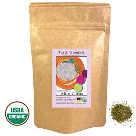 USDA Organic Mint Citrus Loose Leaf Herbal Tea - 4 oz