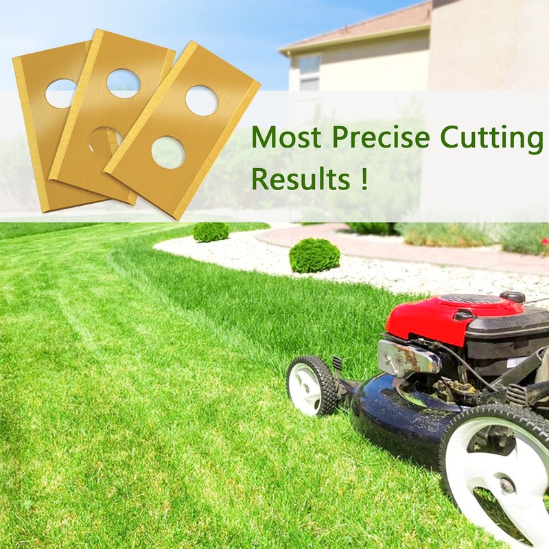 LURICO Robotic Lawnmower Blade, 30 x Premium Titanium Replacement Blades,