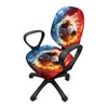 ELEDIZI Office Chair Cover Football Cool Gaming Chair Cover Home