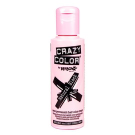 2 x Crazy Colour Semi Permanent Hair Colour 100ml, , , Natural Black,