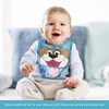 LA Baby Crumb Snatcher Waterproof Pocket Bib Small, Catch-All Pocket