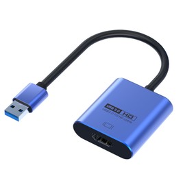 suckoo Replacement USB3.0 to HDMI Cable Adapter Male to Female External Graphics Card Compatible Computer Host Laptop External HDMI Monitor TV Projector Converter 1920@1080P