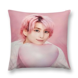 Daisuke Sakuma Dakimakura Pillow, 18 x 18 Inches, Double-Sided Print, Fluffy, Hugging Pillow, Cute, Moe Goods, Comfortable, Decorative, Present, Office, Nap Pillow, For Cars, Home Use, Sleeping Pillow