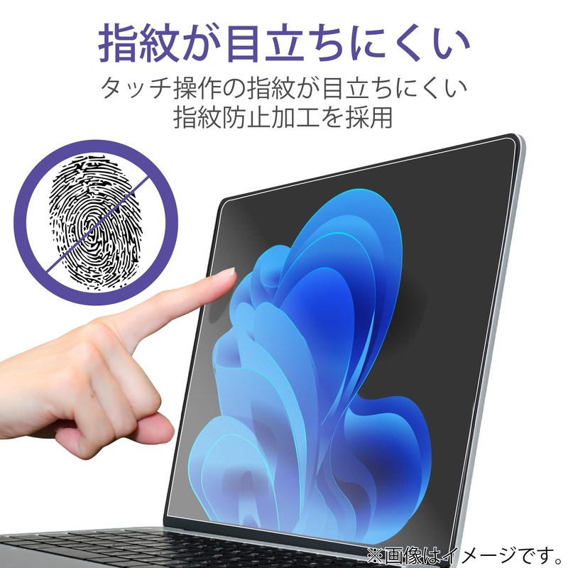 Elecom EFWMBA1322FLTG Screen Protector for MacBook Air 13.6" M4 2025/M3
