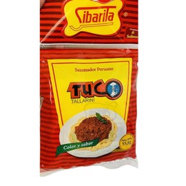 Sibarita Tuco Tallarini - Spaghetti Seasoning Sazonador Peruano - 6 packets of 8.4g/0.3oz