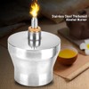 450ml Stainless Steel Thickened Alcohol Burner with Screw and Wick