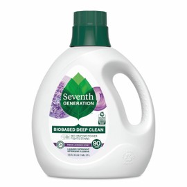 Seventh Generation Liquid Laundry Detergent, Fresh Lavender Scent, 90 Loads, Fights Stains, 135 Fl Oz