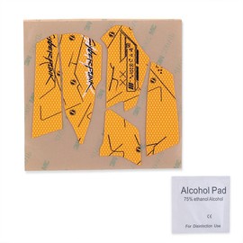 Paneles Laterales de Mouse/Cinta de Agarre antisudor de Repuesto para Logi G502 X Lightspeed inalámbrica/Cableada / G502 X Plus Mouse para Juegos (G502 X Cinta de Agarre Amarilla)