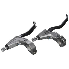 Shimano BL-T4000 Alivio 2-finger brake levers for V-brakes - silver