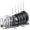 ORDORA Pots and Pans Organizer under Cabinet with Pot Lid