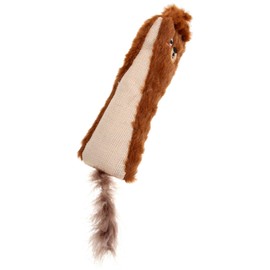 Ipetboom Catnip Toy, Chew Toys Bear Plush Kicker Toys Teething Chew Toy for Indoor Cats Enrichment Brown