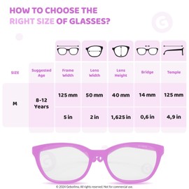 Geborilma Lightweight Kids Glasses - Set of Eyeglasses Frames for Boys, Girls and Kids Anti Slip Glasses Strap - Flexible Kids Prescription Sports Glasses for Active Games, Basketball and Soccer