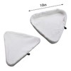 ARETHA 6PCS Clean Steam Mop Pads Universal Washable Triangular Microfiber