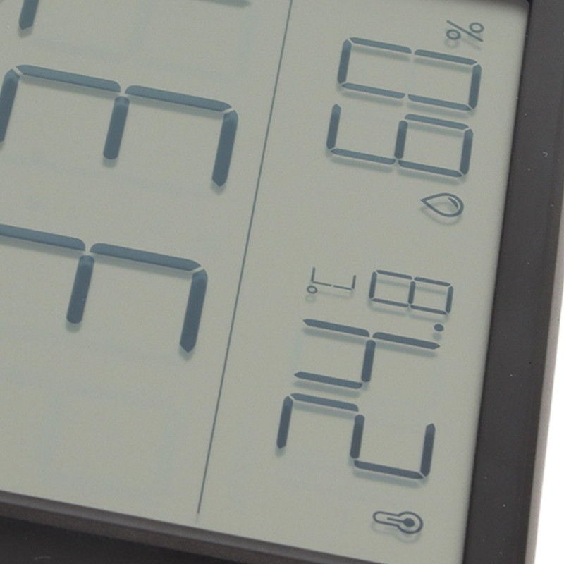 Large Font Display Digital Alarm Clock, Back Magnetic Suction Design,