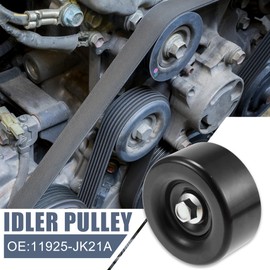 X AUTOHAUX Car Drive Belt Pulley Accessory 11925-JK21A for Infiniti Ex35