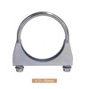 Pack of 2 M8 Pipe Clamp Diameter 52-80 mm Special