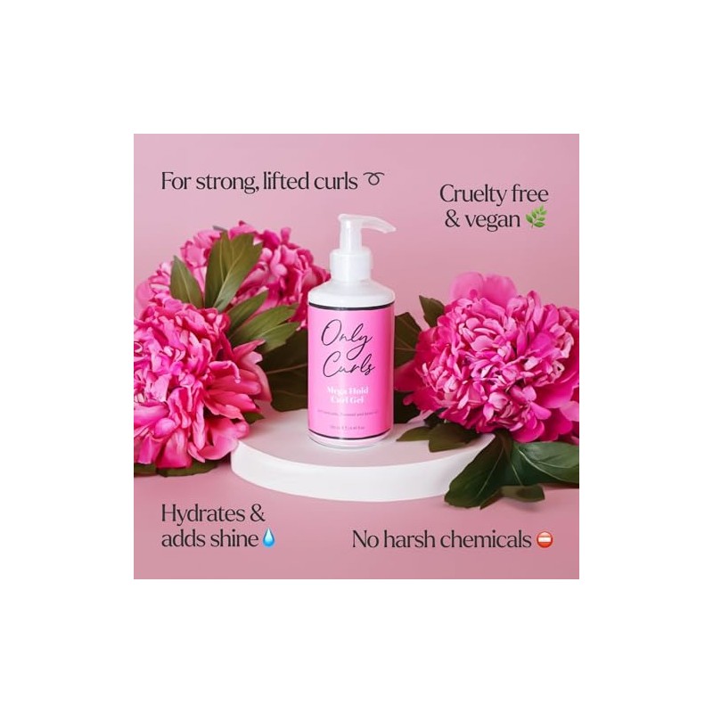 Only Curls Hydrating Curl Crème & Mega Hold Curl Gel