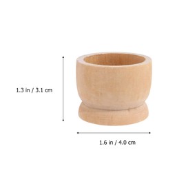 DEARMAMY 12pcs Unpainted Wooden Egg Holder DIY Easter Egg Tray for Boy Girl Creative Crafts Kitchen Use for Display and Decoration Easter Party Supplies