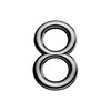 Ultion Sweet Chrome Door Numbers '8' - 3.5inch height -