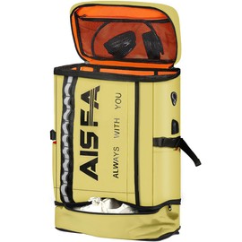 AISFA Men's Backpack, Large Capacity, Disaster Preparedness Backpack, Sports, 17 Inch PC, 2 Layers, Extendable, Shoes/Lunch Storage PC, Business Backpack, Square Type, Laptop Bag, USB Charging