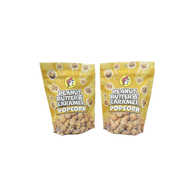 Buc-ee's Beaver Peanut Butter Caramel Popcorn Bundle Collection - Classic