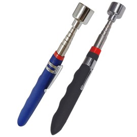 20 lb Telescoping Magnetic Pick Up Tool Extendable 31" Telescopic Magnet Stick Useful for Hard-to-Reach,Sink Drains Mechanic Automotive Gifts for Men Women Husband Birthday Father's Day (Magnet 4 PCS)