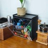 Gnjoyxuan Laundry Pods Container, Acrylic Wall Mounted Organizer with Extra