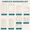 BakerChef 10-Piece Nonstick Baking Pans Set, Stackable Non-Toxic Bakeware Sets