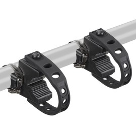 KEMIMOTO Type B Shovel Holder Rubber Clamp Grip Mount Kit Fits 1"-1.5" Diameter Tools, Clamps Mount For 0.75"-1.5", 1.675"-2.25" Mounting Bar Tube Tool Grip Quick-Release