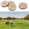 SG Store Golf Ball Markers Golf Markers, Laser Engraved Round