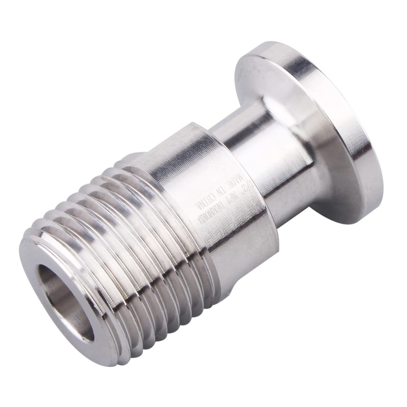 DERNORD 1/2" Tri clamp Adapter to 1/2 inch MNPT Thread