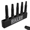 Railer Double Square 8 Point Star Bit Set, 5pc S2