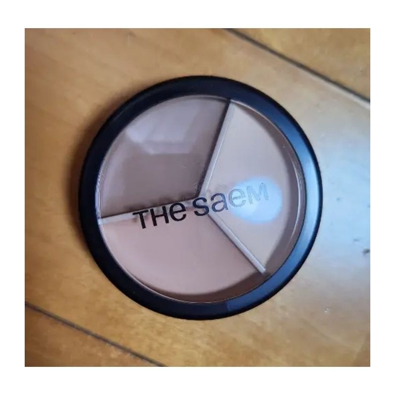 The Saem Cover Perfection Triple Pot Concealer 6colors Blue Beige