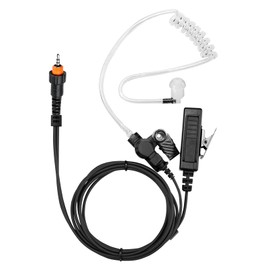 LEIMAXTE Walkie Talkie Headset for CLP1010 with Mic PTT for Motorola CLP1040 Two Way Radio Surveillance Acoustic tube Earpiece