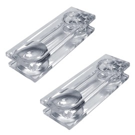 Kowibcl 2pcs Blinds Accessories Cord Weight for Vertical Blind, Roller Blinds Window Shutter Clear Plastic Safety Handle for Blinds