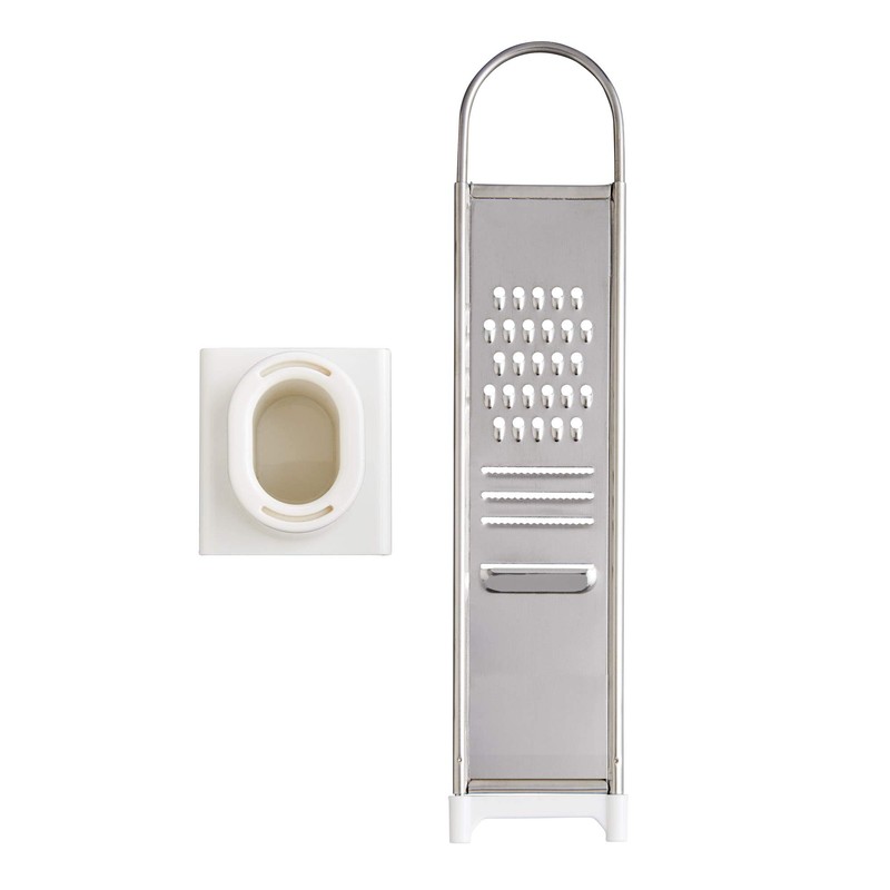 Fantes Garlic Slicer Grater, Stainless Steel, 8.75 x 2.25-Inches, The