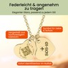 SOS ID Chain Twin Hearts - Emergency Pendant with QR