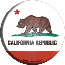Coasters - California State Flag - Set of 4 Sturdy Attractive Coasters
