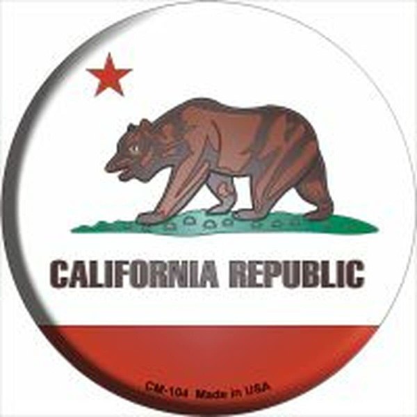 Coasters - California State Flag - Set of 4 Sturdy