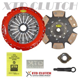 XTD STAGE 3 CERAMIC CLUTCH KIT COMPATIBLE WITH 2003-2008 HYUNDAI TIBURON 2.7L V6 ALL TRIM