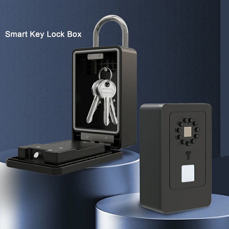 Smart Key Lock Box Fingerprint Recognition Password Unlocking Combination Key