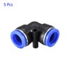 M METERXITY 5 Pack Elbow Pneumatic Air Push Quick Connect